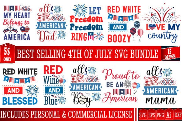 4th of July SVG Bundle