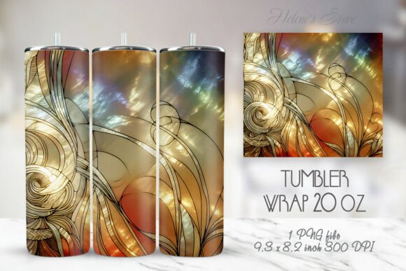 Autumn Design Tumbler Wrap 20 Oz