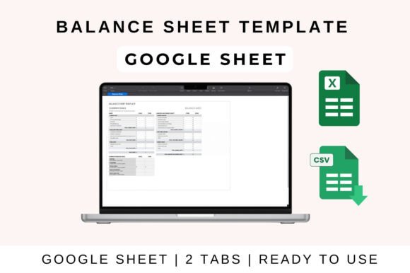 Balance Sheet Template Google Sheets