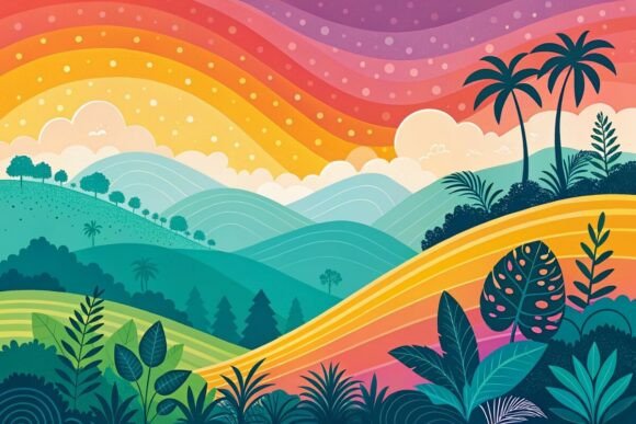 Colorful Background Design: A Strategic Tool for Visual Impact and Purpose