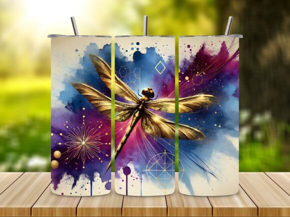 Dragonfly Tumbler Wrap,20 Oz V.5