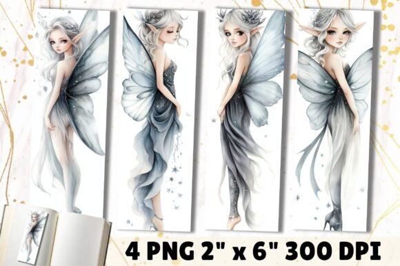 Fairy Fantasy Bookmark Designs