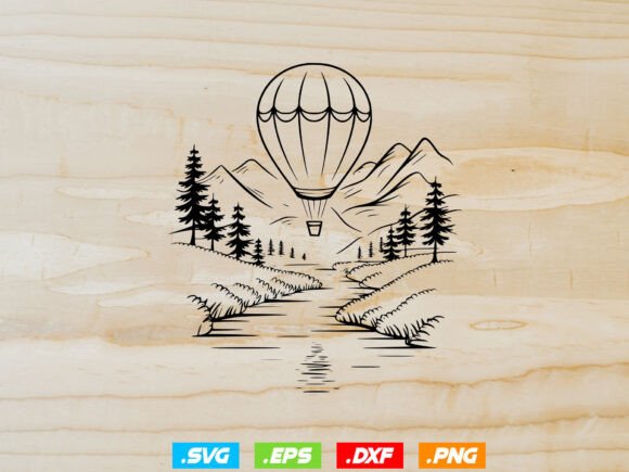 Hot Air Balloon Svg, Air Balloon Clipart