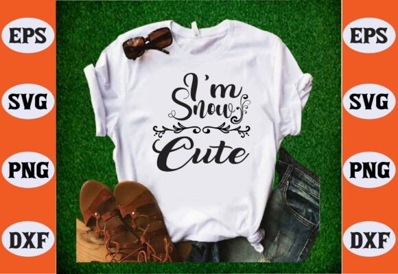 I'm Snow Cute SVG: A Versatile Digital Cutting File for Creative Projects