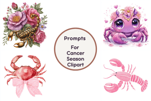 Prompt for Cancer Season Clipart