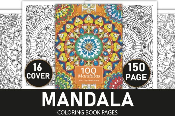 Relaxing Mandalas Adult Coloring Book