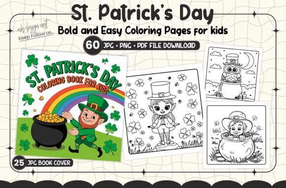St Patrick’s Day Coloring Book for Kids