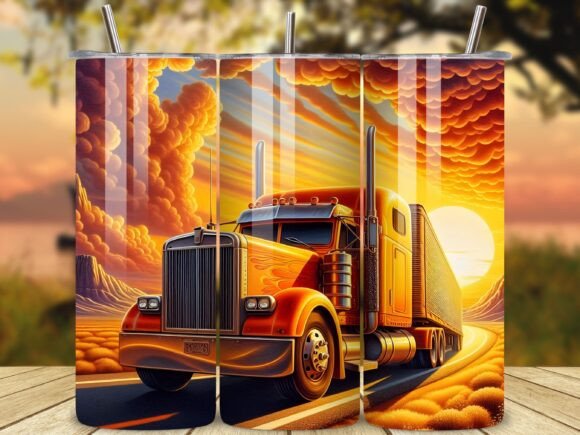 Sunset Highway Truck 20oz Tumbler Wrap: A Versatile Design for Every Occasion