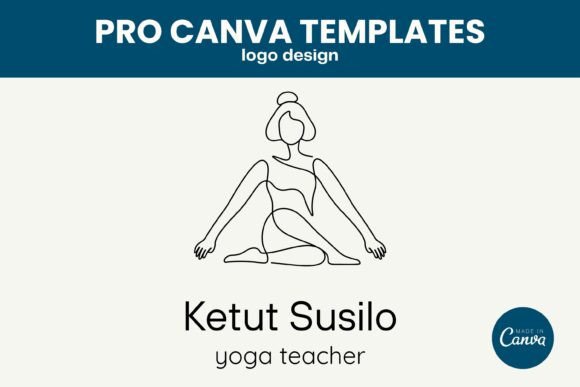 Yoga Logo Pro Canva Template